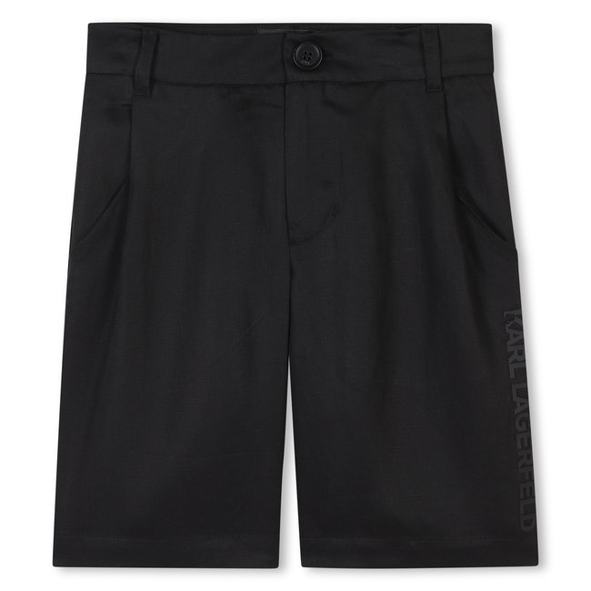 Bermuda de cérémonie black <span itemprop=