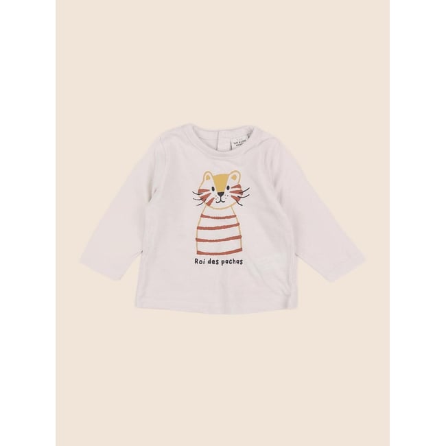 Tee-shirt - Très bon état beige <span itemprop=