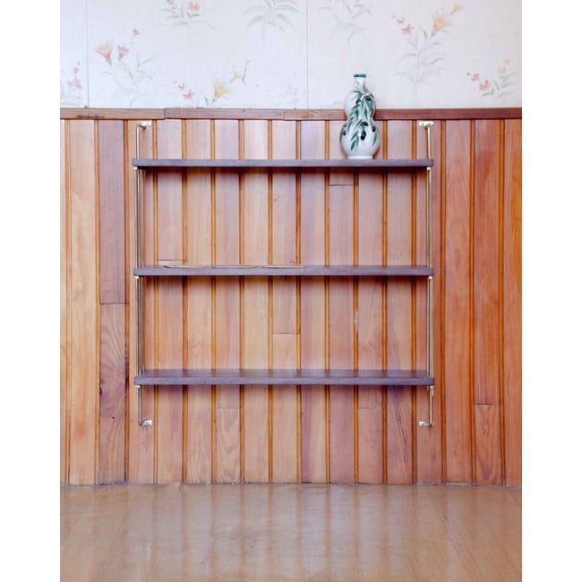 Étagère murale String Isabelle N°319 - Bon état Couleur marron <span itemprop=