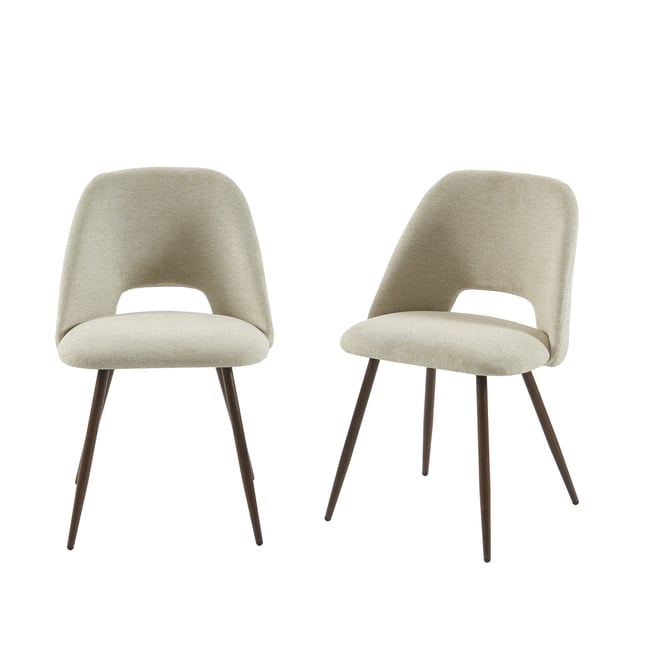 Chaises tissu (lot de 2)  ELISABETH - BAÏTA