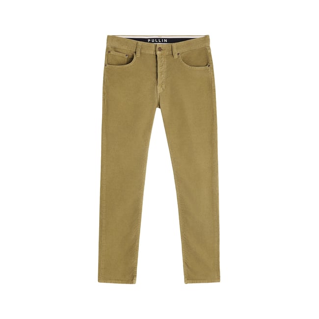 PANTALON REGULAR LAND vert <span itemprop=