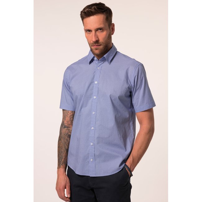 Chemise de ville collection Business gris bleu <span itemprop=