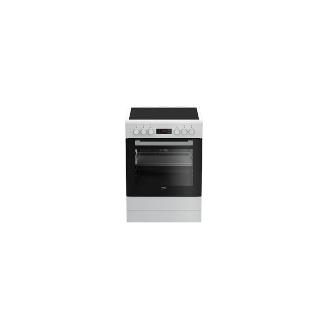 Cuisinière vitrocéramique FSE67300WCS 60cm blanc <span itemprop=