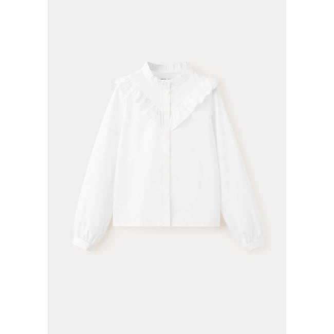 Chemise coton volantée - MANGO KIDS