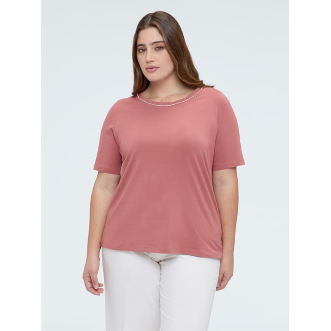 T-shirt avec applications lumineuses - FIORELLA RUBINO