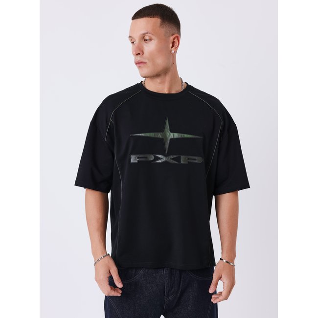 T-shirt avec logo thermoréactif noir <span itemprop=