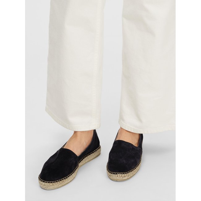Espadrilles Daim noir - black <span itemprop=