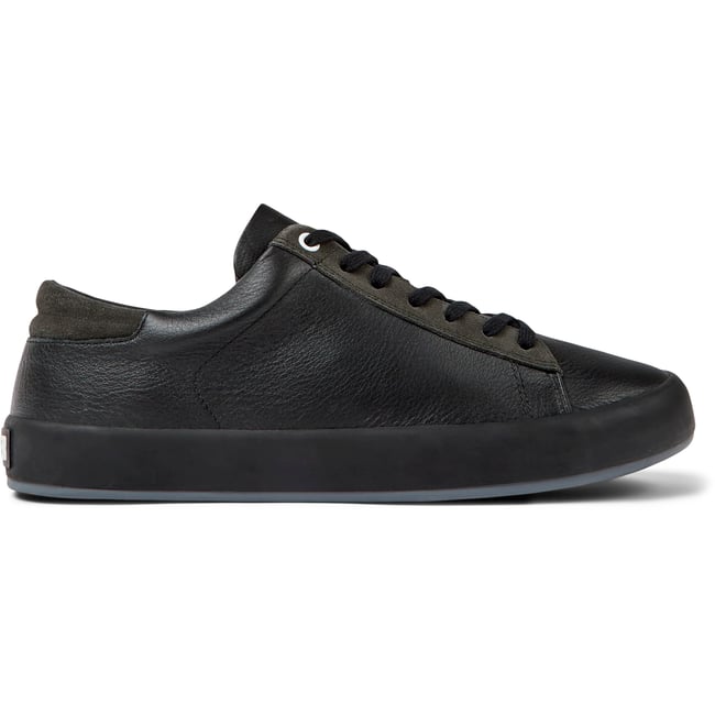 Sneaker Andratx cuir noir <span itemprop=