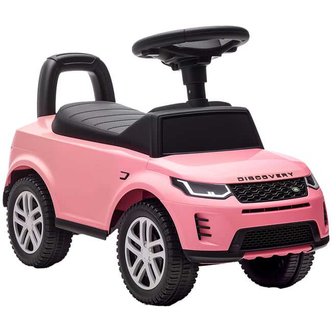 Voiture à glissière pour enfants PP et acier rose <span itemprop=