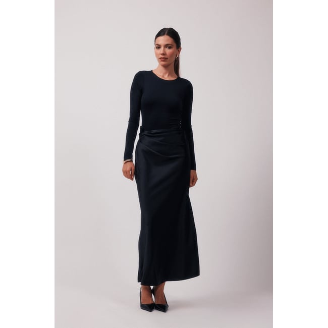 Robe deux pièces ROMANE noir <span itemprop=