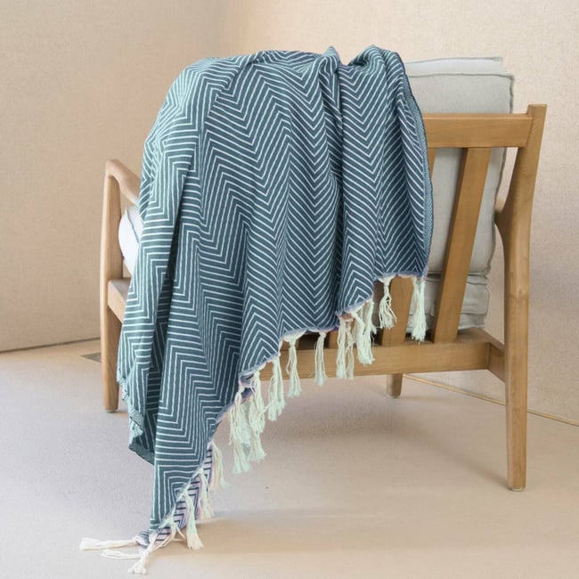 Plaid coton AMSTERDAM - FEBRONIE