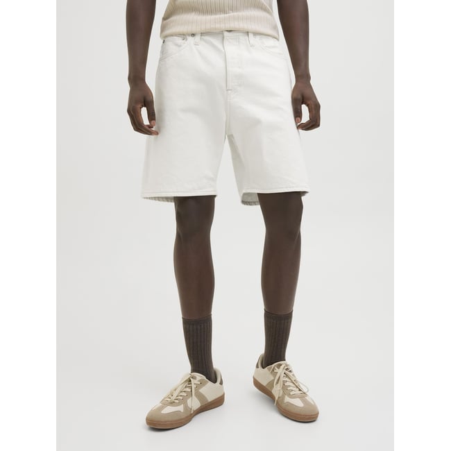 Short En Denim Short en denim Loose Fit ecru <span itemprop=