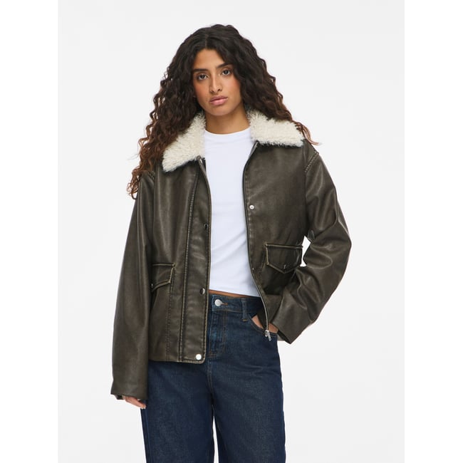 Veste marron - chocolate brown1 <span itemprop=