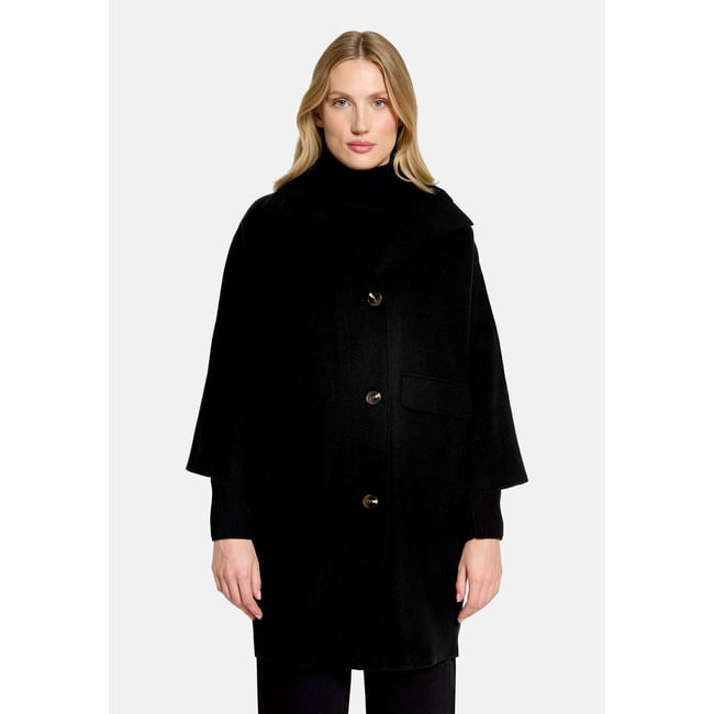 Manteau en laine à détails tricotés - BETTY BARCLAY