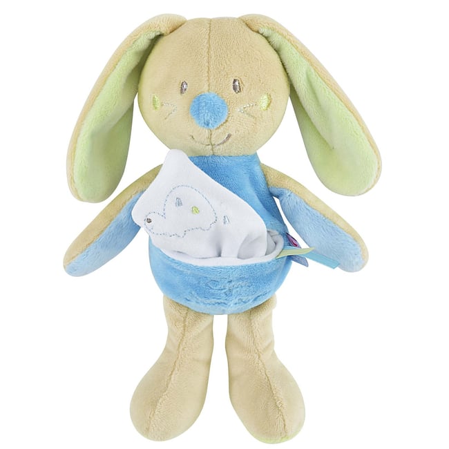 Cajou doudou lapin ciel bleu <span itemprop=