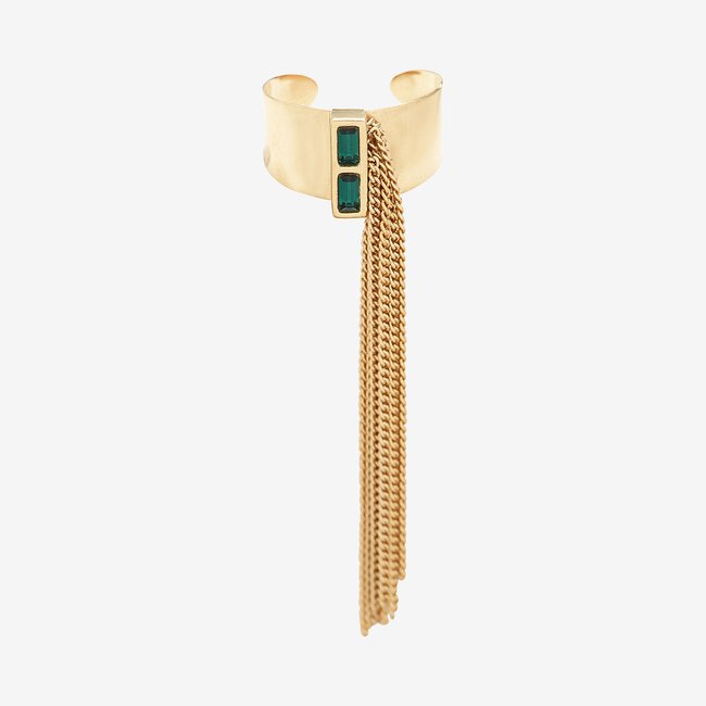 Bague plaqué or - VERTU - CAROLINE NAJMAN