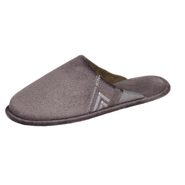 Chaussons Mules gris <span itemprop=