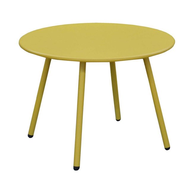 Table basse jardin ronde en acier Rio 50 cm - PROLOISIRS