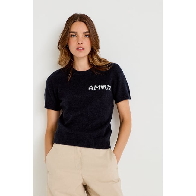 Pull ample manches courtes - CACHE CACHE