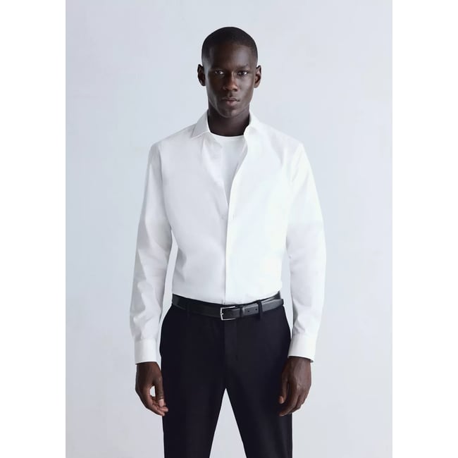 Chemise coton comfort stretch non-iron - MANGO MAN
