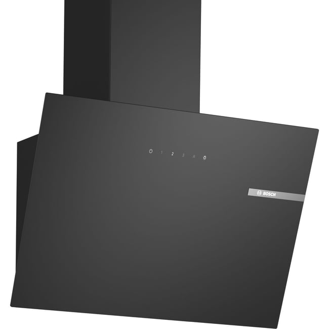 Hotte décorative murale inclinée DWK65DK60 noir <span itemprop=
