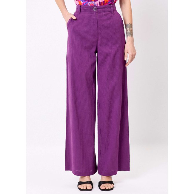 Pantalon large coton gaufré RUFUS - PRINCESSE NOMADE