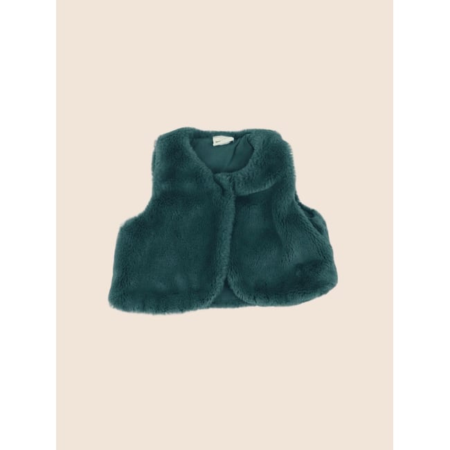 Gilet - Très bon état vert <span itemprop=