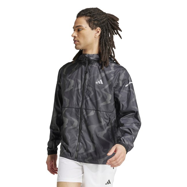 Casaco de corrida estampado <span itemprop=