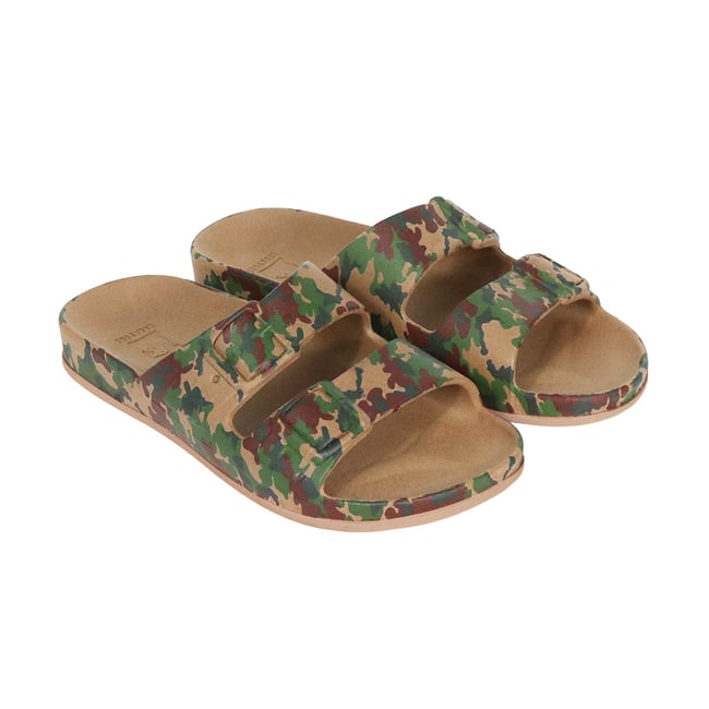Sandales plates Enfant FORTALEZA kaki <span itemprop=