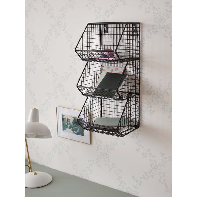Étagère casiers en métal Couleur noir moyen uni <span itemprop=