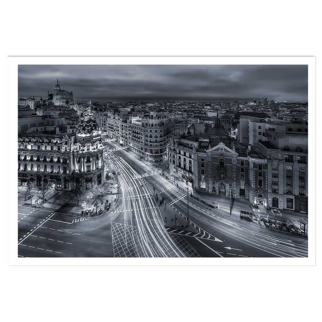 Affiche madrid city lights - HEXOA
