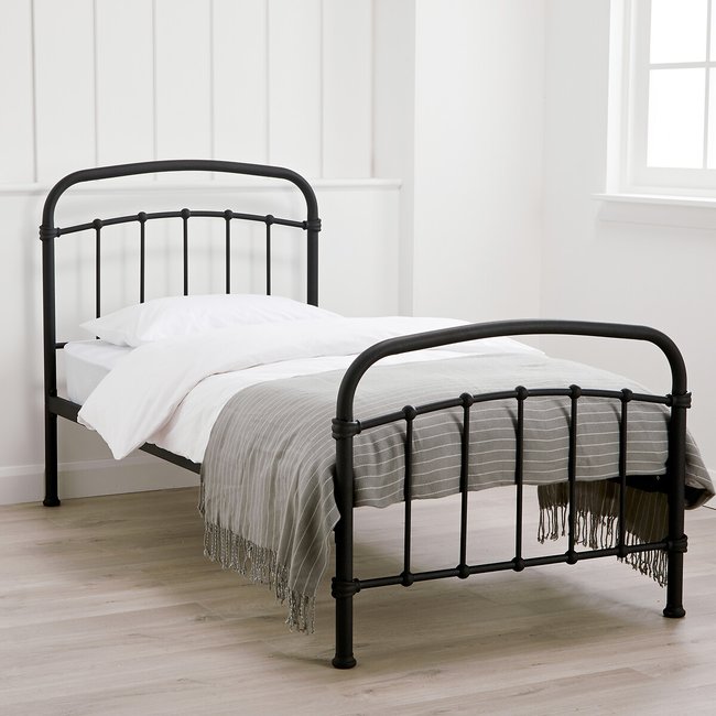 Industrial Metal Bed - SO'HOME