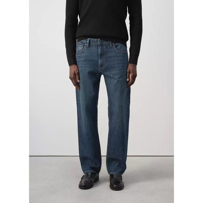 Jean Moby relaxed fit bleu foncé <span itemprop=