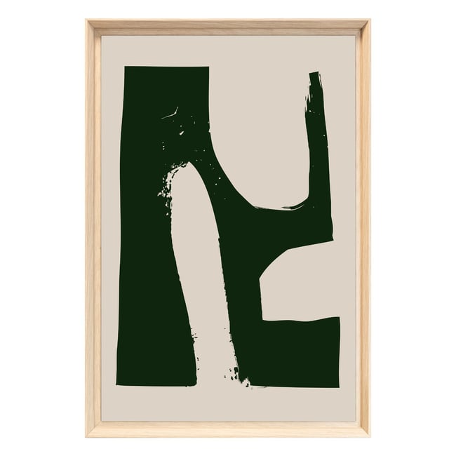 Tableau Mural Encadré Formes Abstraites Noires ABSTRAIT Couleur tableaux encadrés <span itemprop=