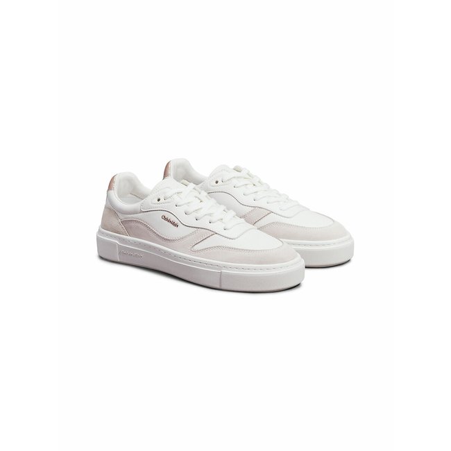 Sneakers Cupsole Lace Up W/ML Mix M weiss <span itemprop=