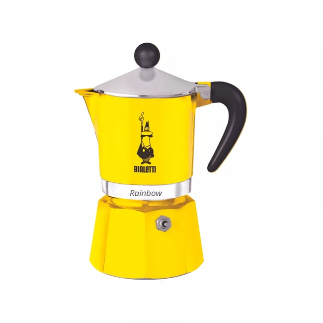 Cafetière Italienne Rainbow 6 Tasses Yellow - BIALETTI
