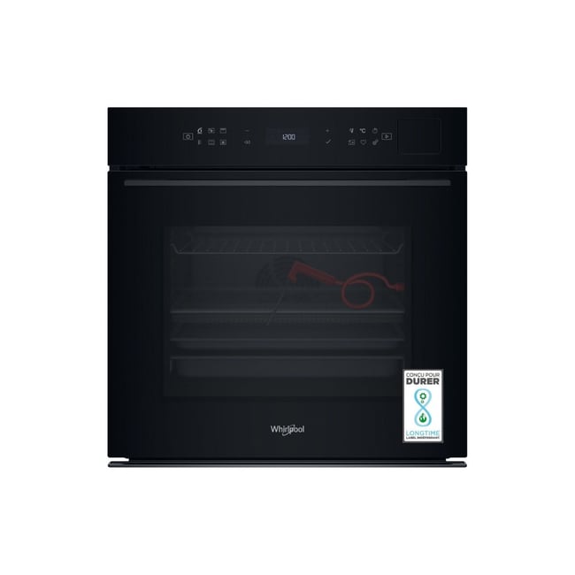 Four encastrable fonction vapeur WOI7A8FPT1SBAF - Pyrolyse, 6ème Sens, Vapeur SteamSens+, Air Fry, TFT - WHIRLPOOL