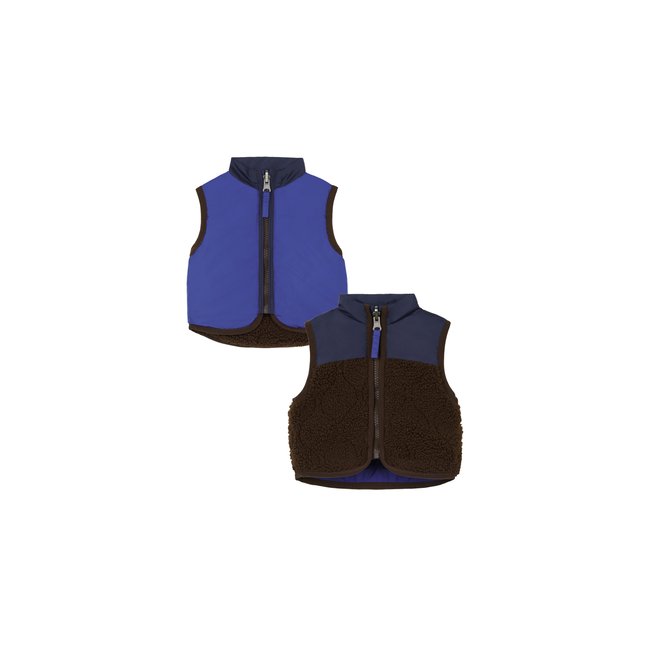 Veste sans manches GALVE - REVERSIBLE patine brune <span itemprop=