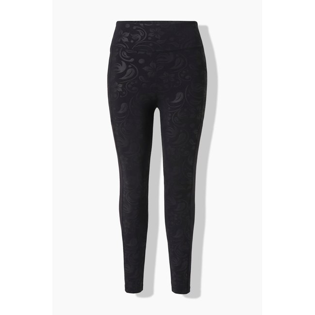 Legging de sport, taille haute et élastique noir <span itemprop=