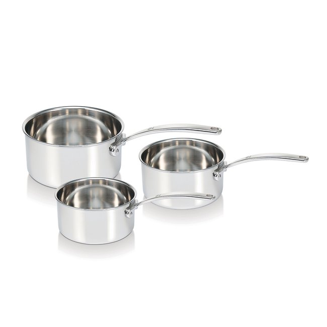 3 cacerolas Tri Lux inox <span itemprop=