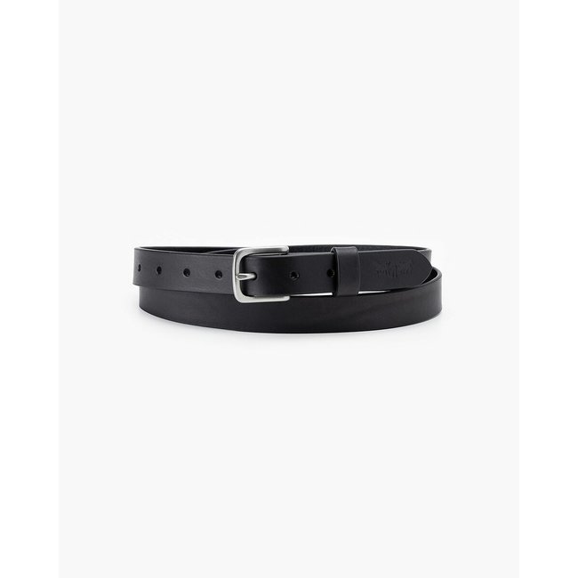 Cintura in pelle New Narrow nero LEVI'S