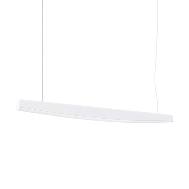 Suspension Acier Blanc LED 1 Jorun Couleur blanc <span itemprop=