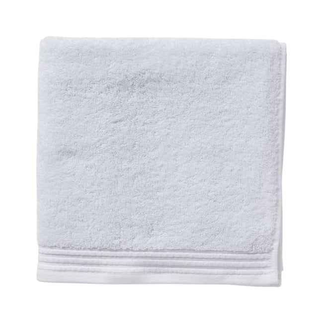 Drap de douche coton uni BATHROOM blanc <span itemprop=