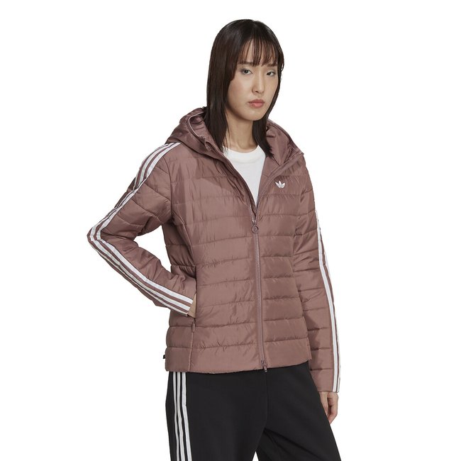 Adidas originals trefoil fur padded parka jacket hot sale