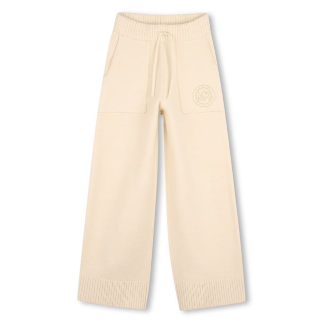 Pantalon en tricot champagne <span itemprop=