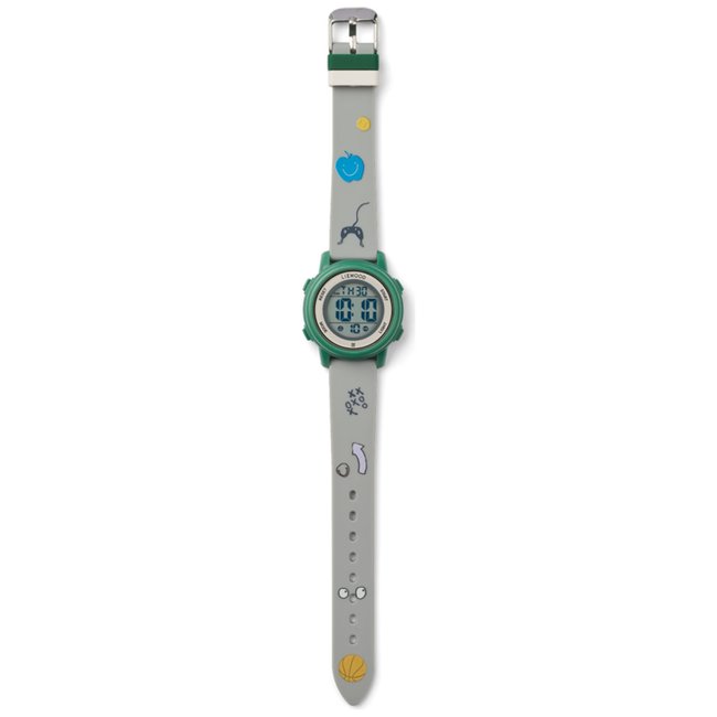 Montre Sussi gris, vert, bleu <span itemprop=