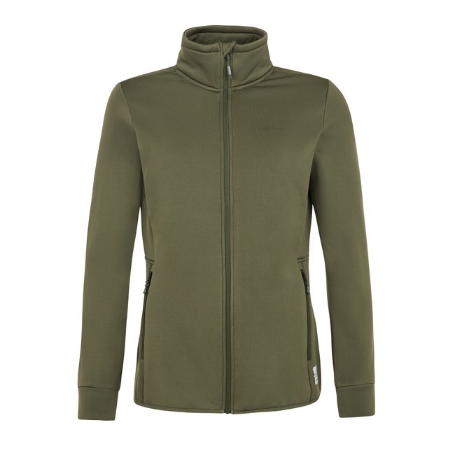 Haut entièrement zippé PRTOYDEN botanic green <span itemprop=