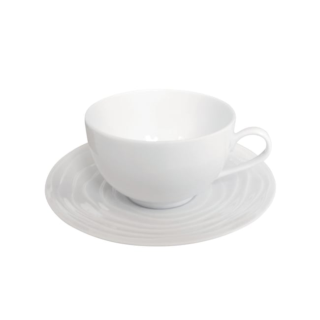 Set De 6 Tasses à Café/thé Avec Soucoupes Pasabahce Basic - 240 Ml, Verre Résistant, Lave-vaisselle Et Micro-ondes