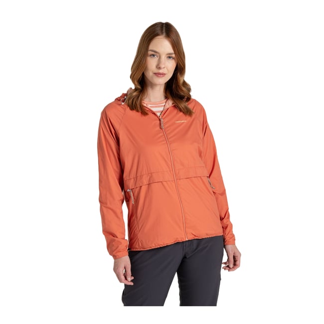 Veste réversible à capuche ROSA rouge orange / orange clair <span itemprop=
