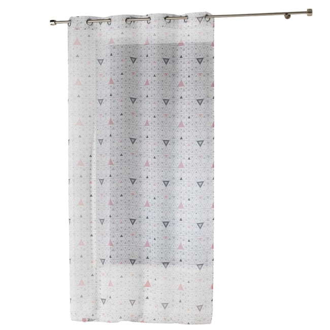 Panneau a oeillets rideau Voile Cyllia blanc <span itemprop=